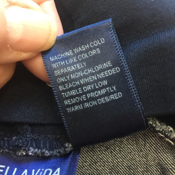 BELLA VIDA Maternity Jeans Pull-On Bootcut L EUC - Picture 6 of 7